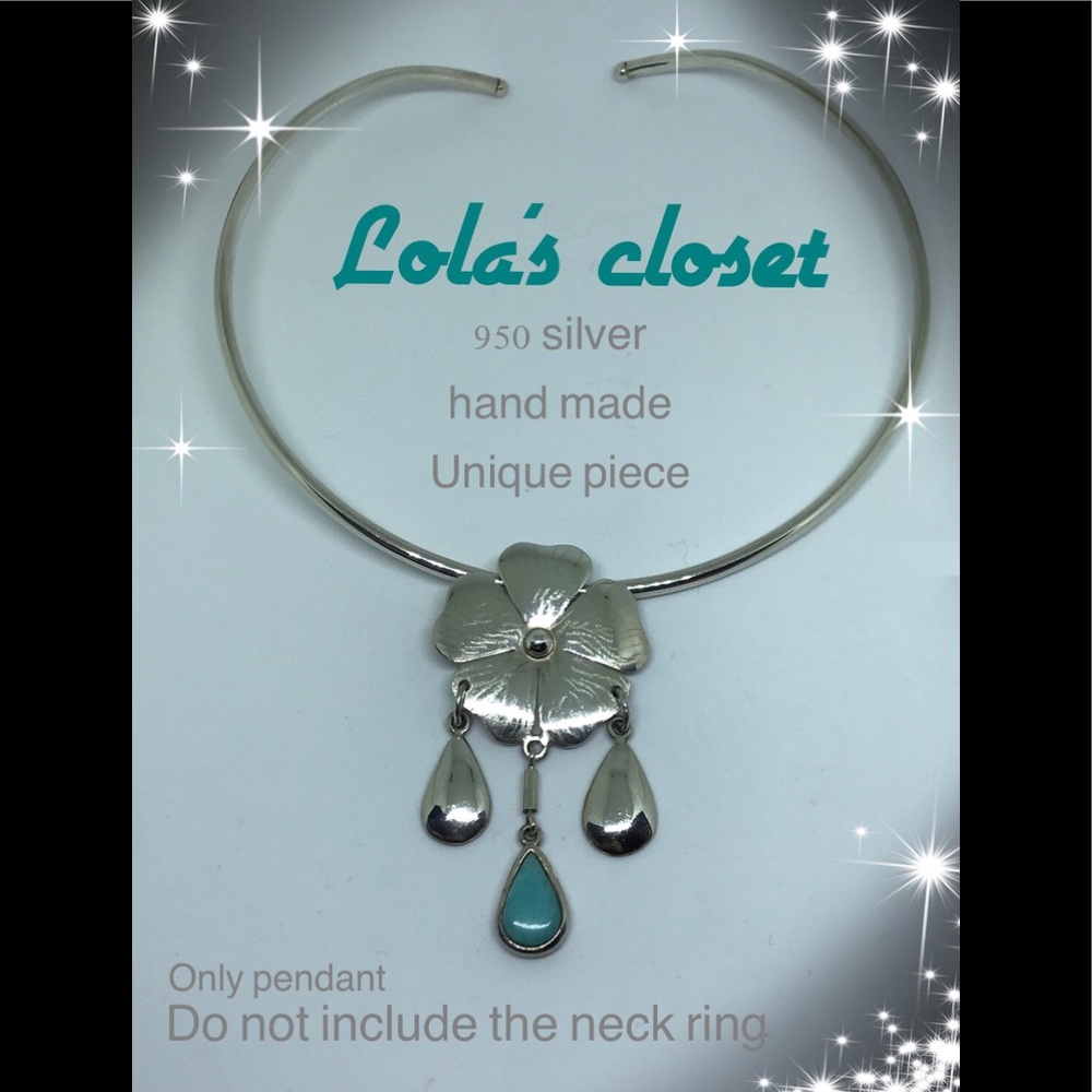 950 pure silver pendant